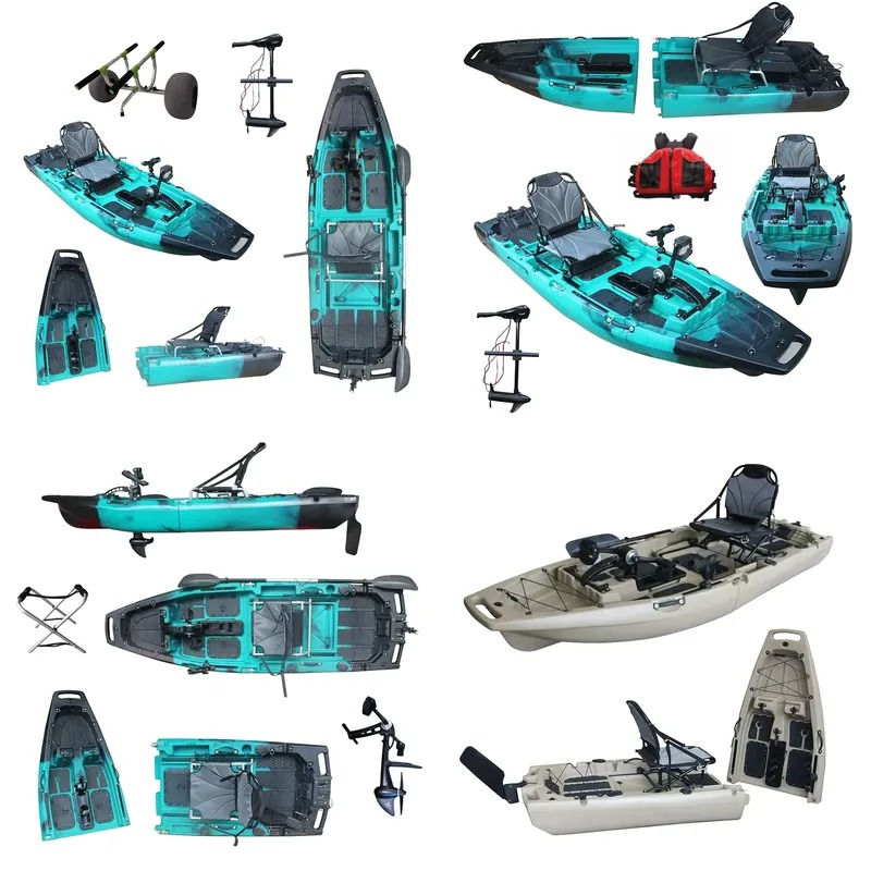 Fishing Kayak Sit In - เรือคายัคแบบนั่งบน HDPE/PE สำหรับ 1 คน ยอดนิยม