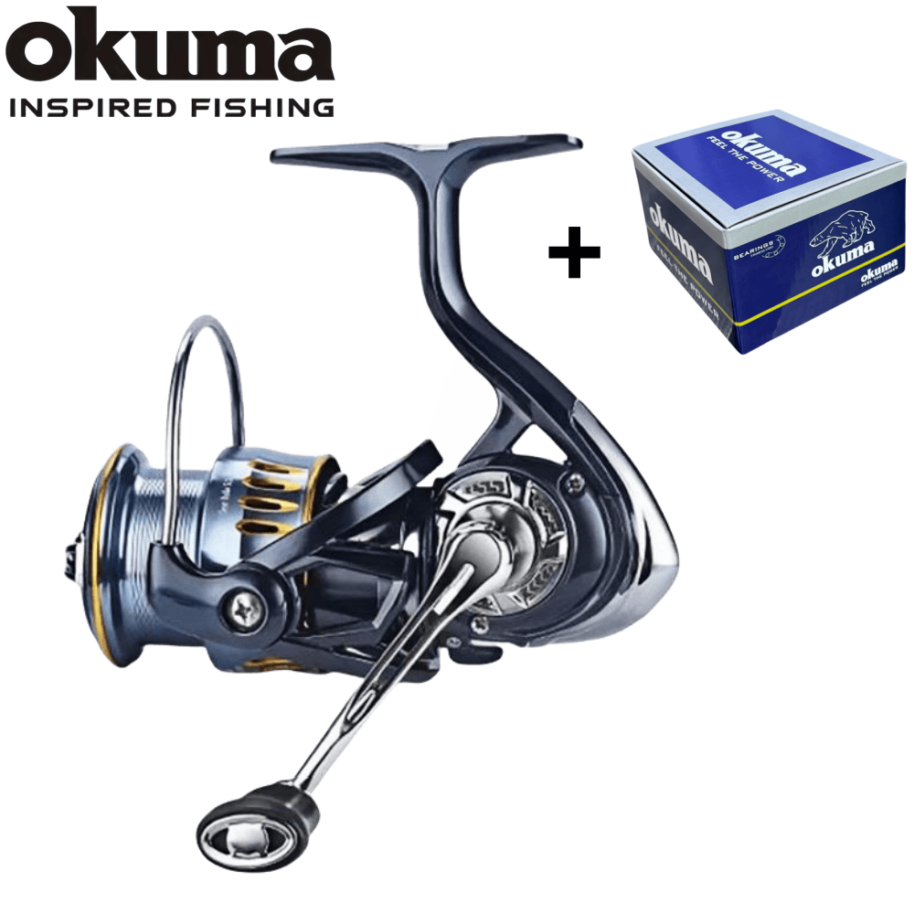 Abu Garcia Reel Max - รอกสปินนิ่งโอคุมะรุ่นใหม่ ตัวรอกโลหะทั้งหมด สำหรับตกปลาทะเล อัตราทดเกียร์ 5.5:1 ลูกปืน