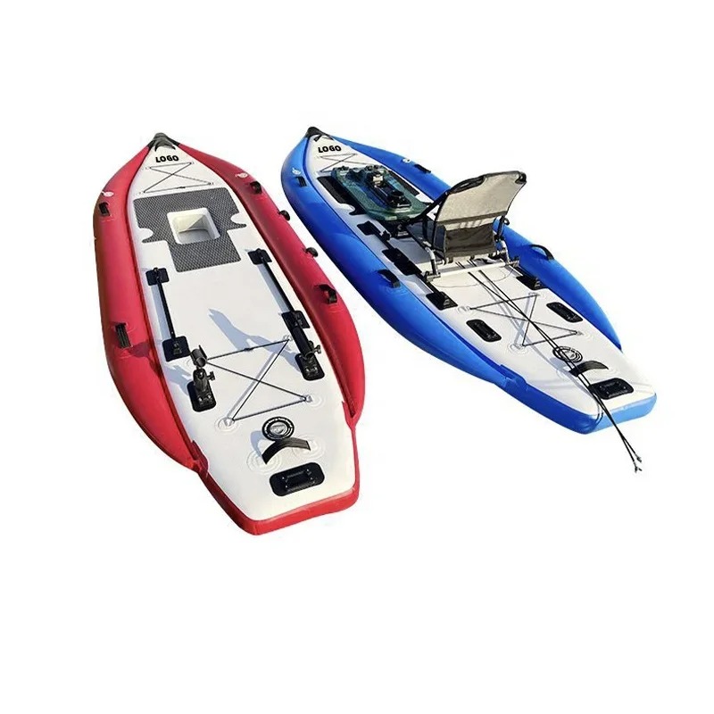 Fishing Kayak Pedal Drive - เรือคายัคแบบเป่าลมขนาด 340*115*15 ซม. ผลิตจากวัสดุ LLDPE+PVC ขับเคลื่อนด้วยเท้าเหยียบ