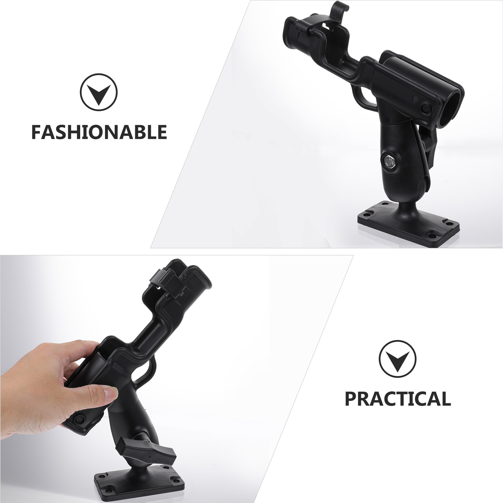 ที่วางคันเบ็ดตกปลาแบบหมุนได้ 3 - Fishing Kayak Rod Holder บทวิจารณ์และราคา