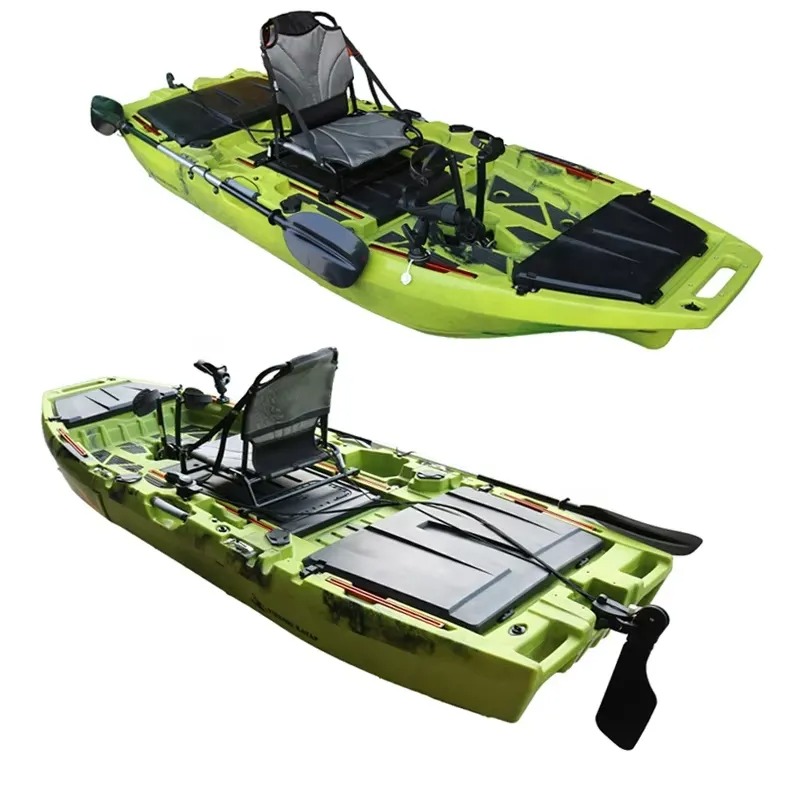 เรือคายัคแบบมีใบพัดขนาด 10 ฟุต - Fishing Kayak Pedal Drive บทวิจารณ์และราคา