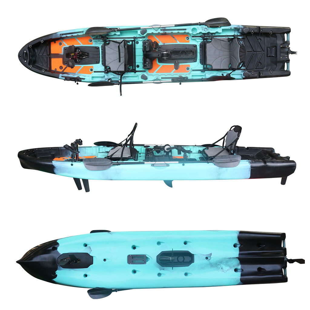 เรือคายัคแบบสองที่นั่ง ขนาด 14 - Fishing Kayak Sit In บทวิจารณ์และราคา