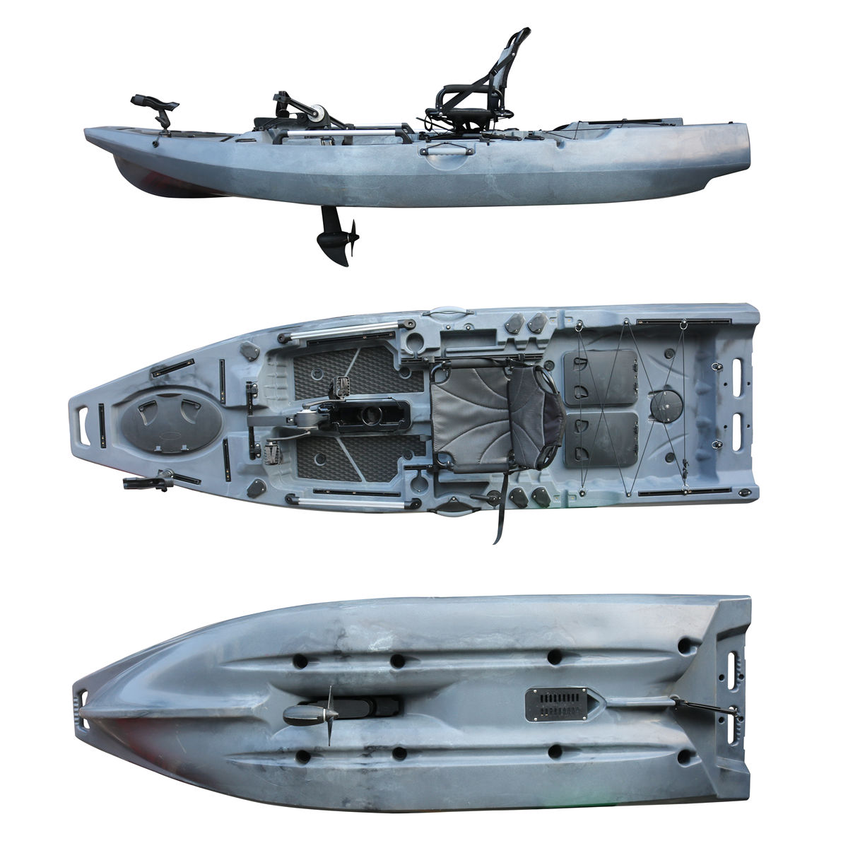 เรือคายัคตกปลาแบบพับได้ Viking - Fishing Kayak Sit In บทวิจารณ์และราคา